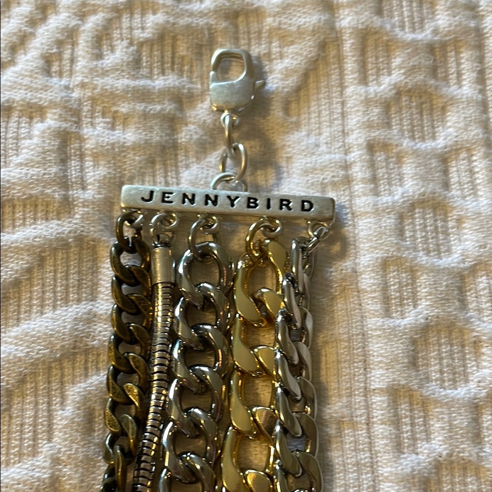 Jenny Bird Mixed Metal Chain Link Bracelet – Bold Designer Statement